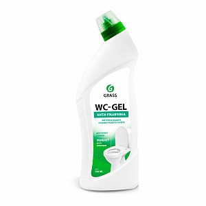 Средство для чистки сантехники "WC-gel" (флакон 1000 мл) 125437 GRASS – фото